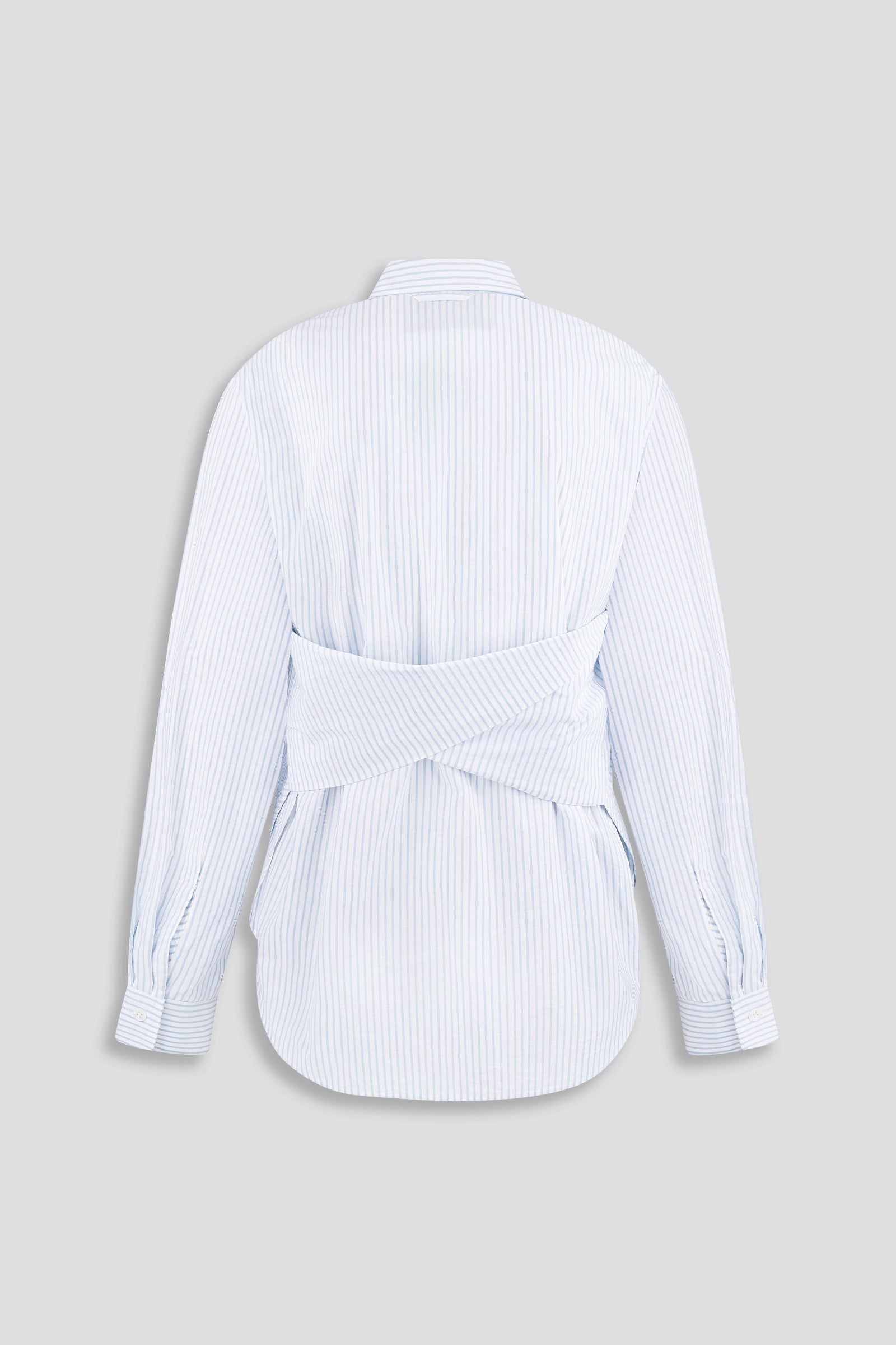 Сорочка з попліну зі скрученим елементом на спині