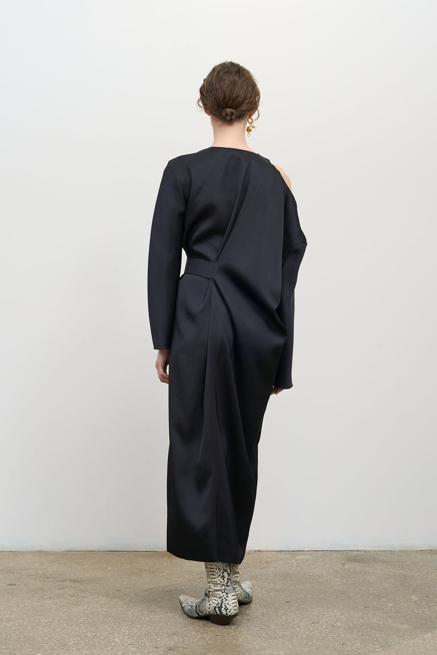 Двостороння асиметрична максі-сукня