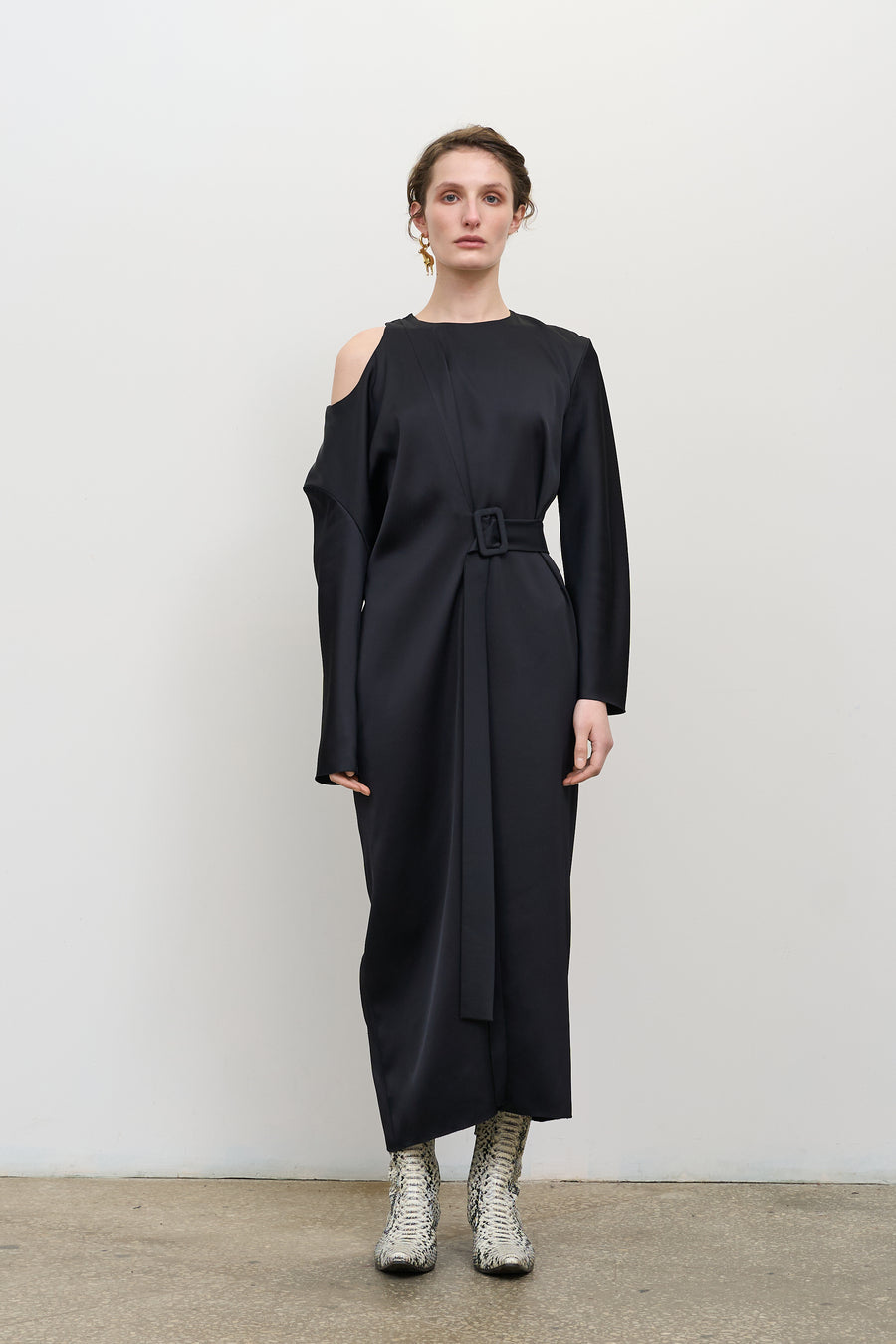 Двостороння асиметрична максі-сукня