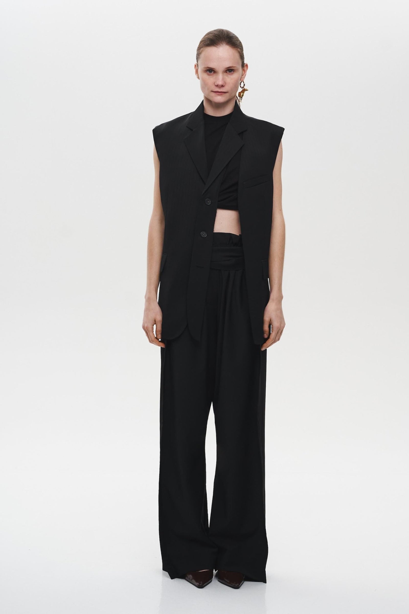 Жилет з розрізами