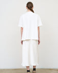 Soft-Structured Tee Dress in White3