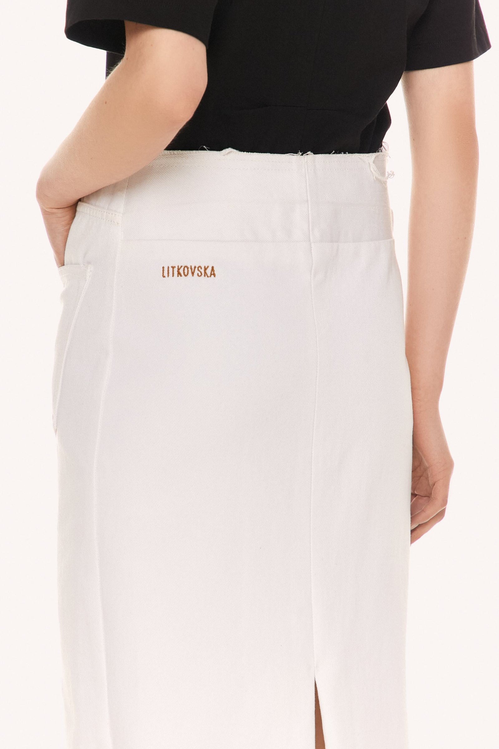 Біла спідниця Elise