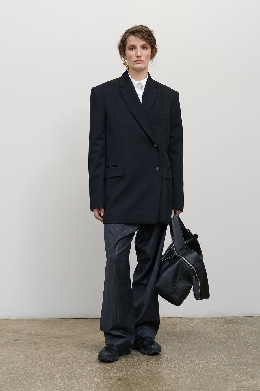 Вовняне напівпальто