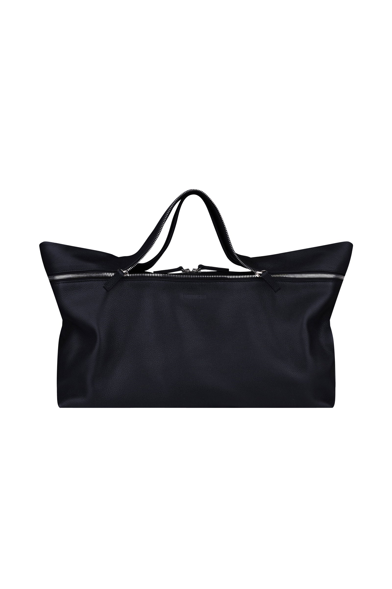 Чорна сумка на блискавці