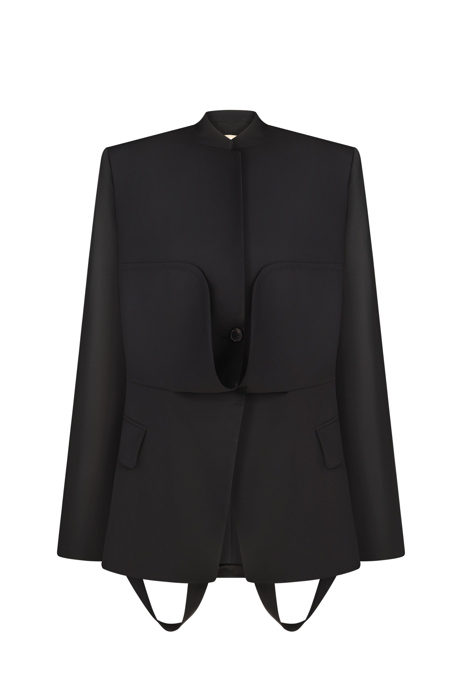 DECONSTRUCTED DOUBLE-LAYER JACKET