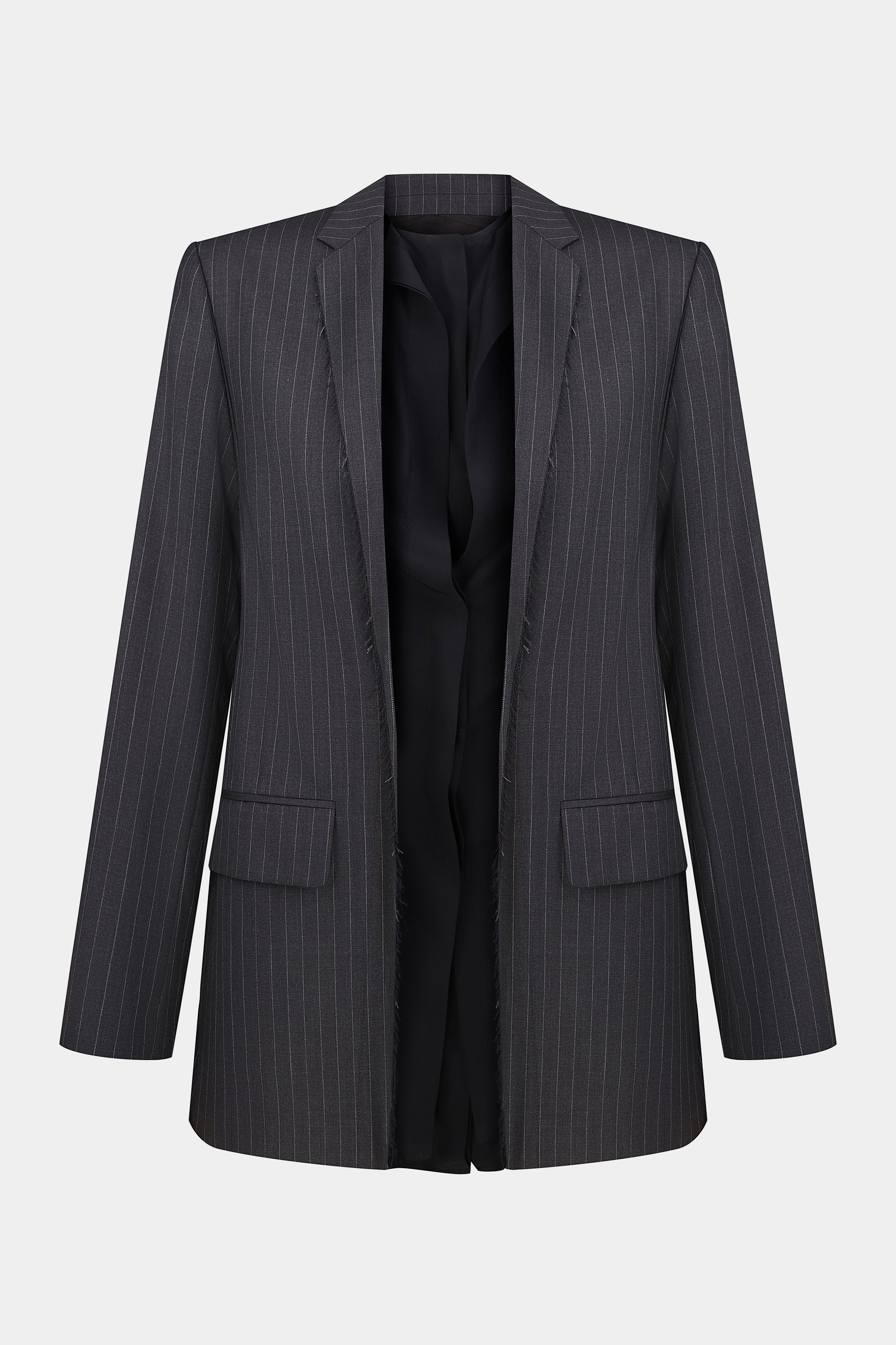 CAMISOLE DRESS WITH TAILORED JACKET OVERLAY