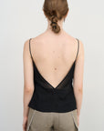 EMBROIDERED CHIFFON TANK TOP