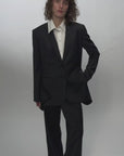 TAILORED JACKET WITH BASQUE OVERLAY