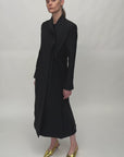 SCULPTED ASYMMETRIC WOOL COAT