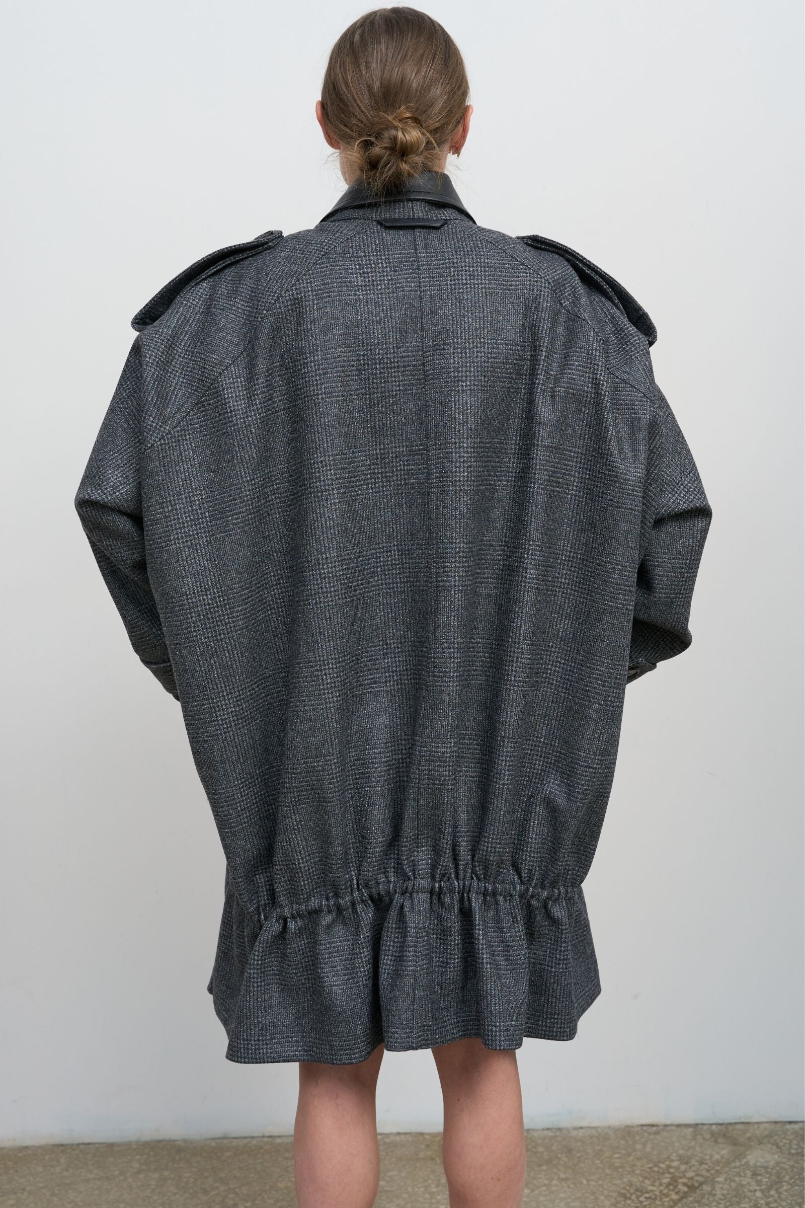 Сіра вовняна парка